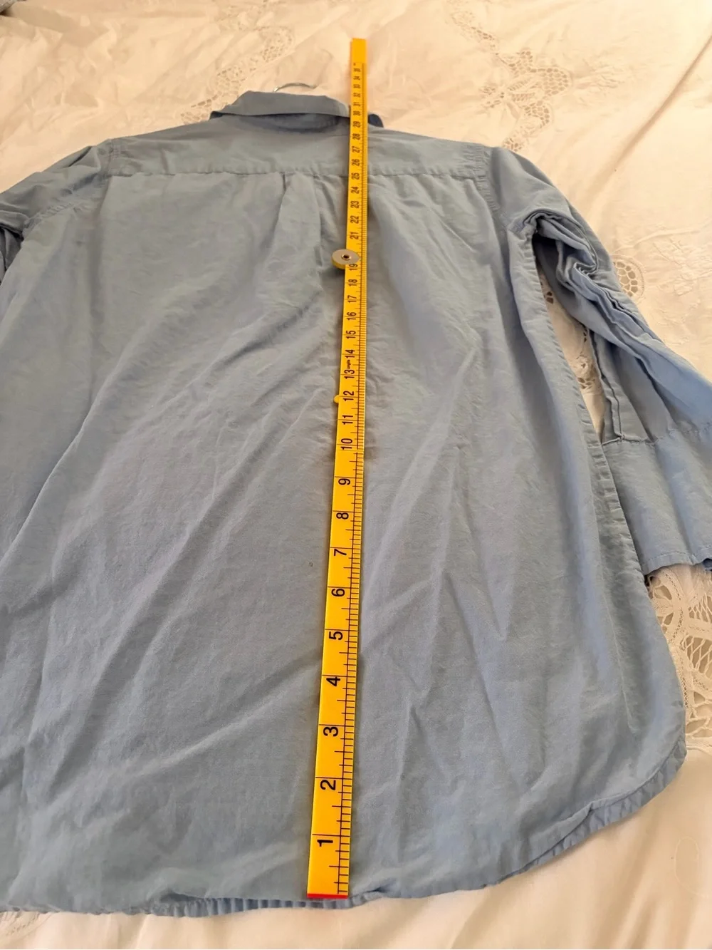 J. Crew Sky Blue Cotton Shirt